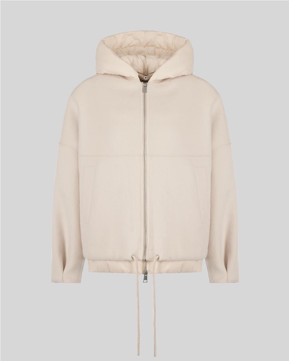 Chaqueta Bomber Obuse de Lana con...