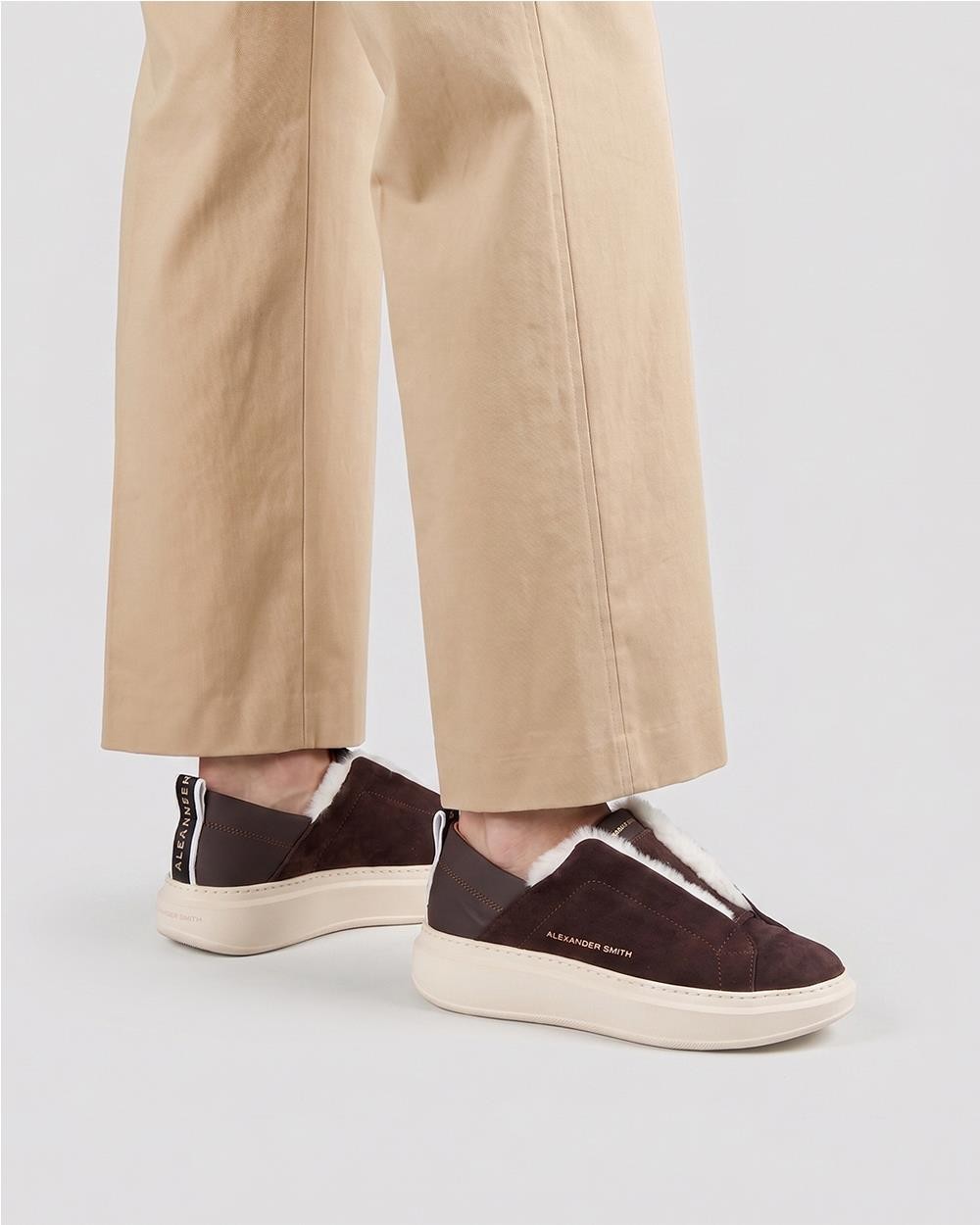 Zapatillas Wembley Slip-on mujer BROWN