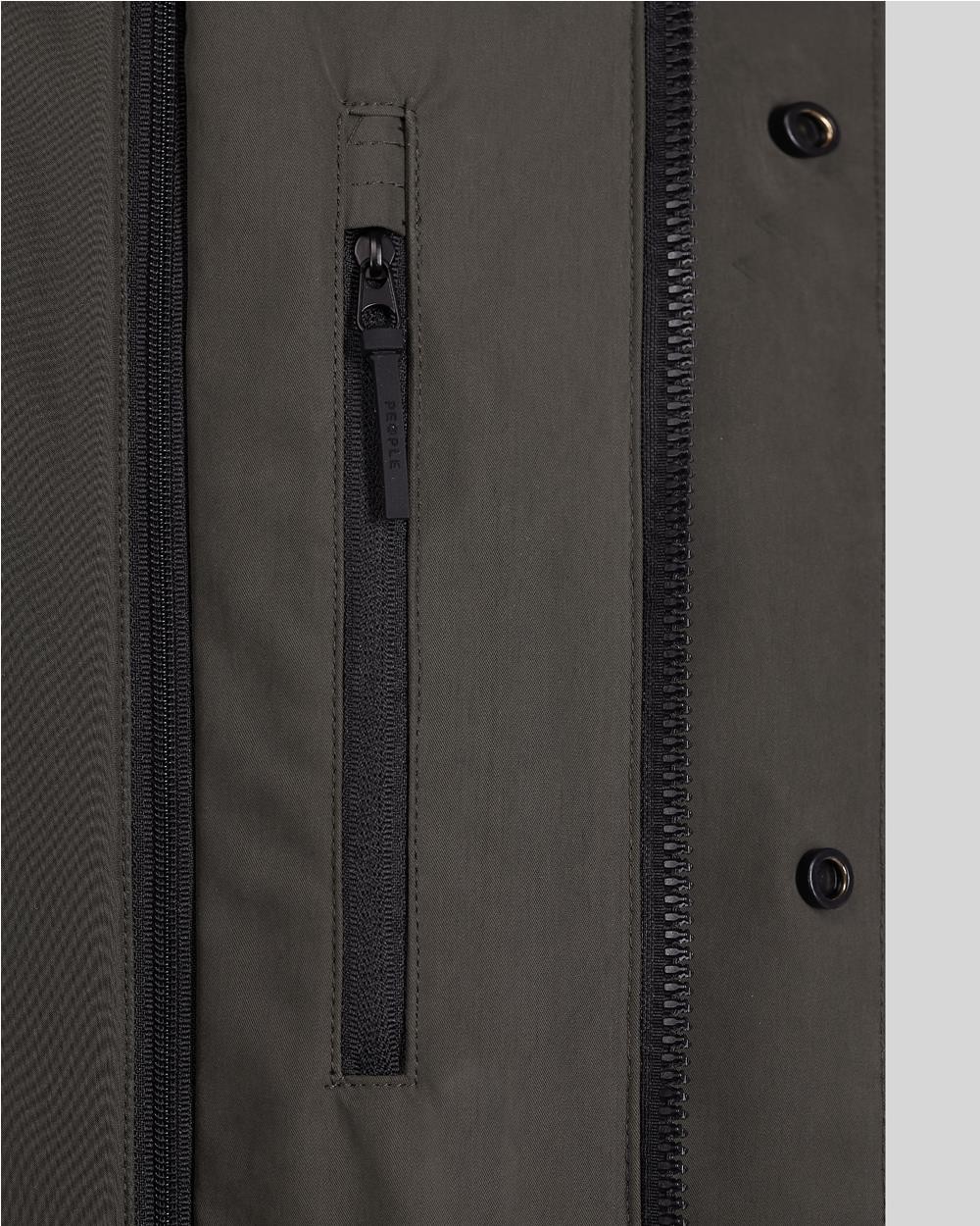 Abrigo largo Hakkoda hombre DARK GREEN