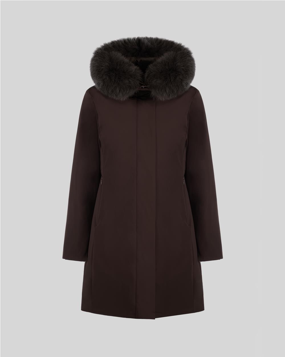 Parka Aemi mujer con capucha pelo...