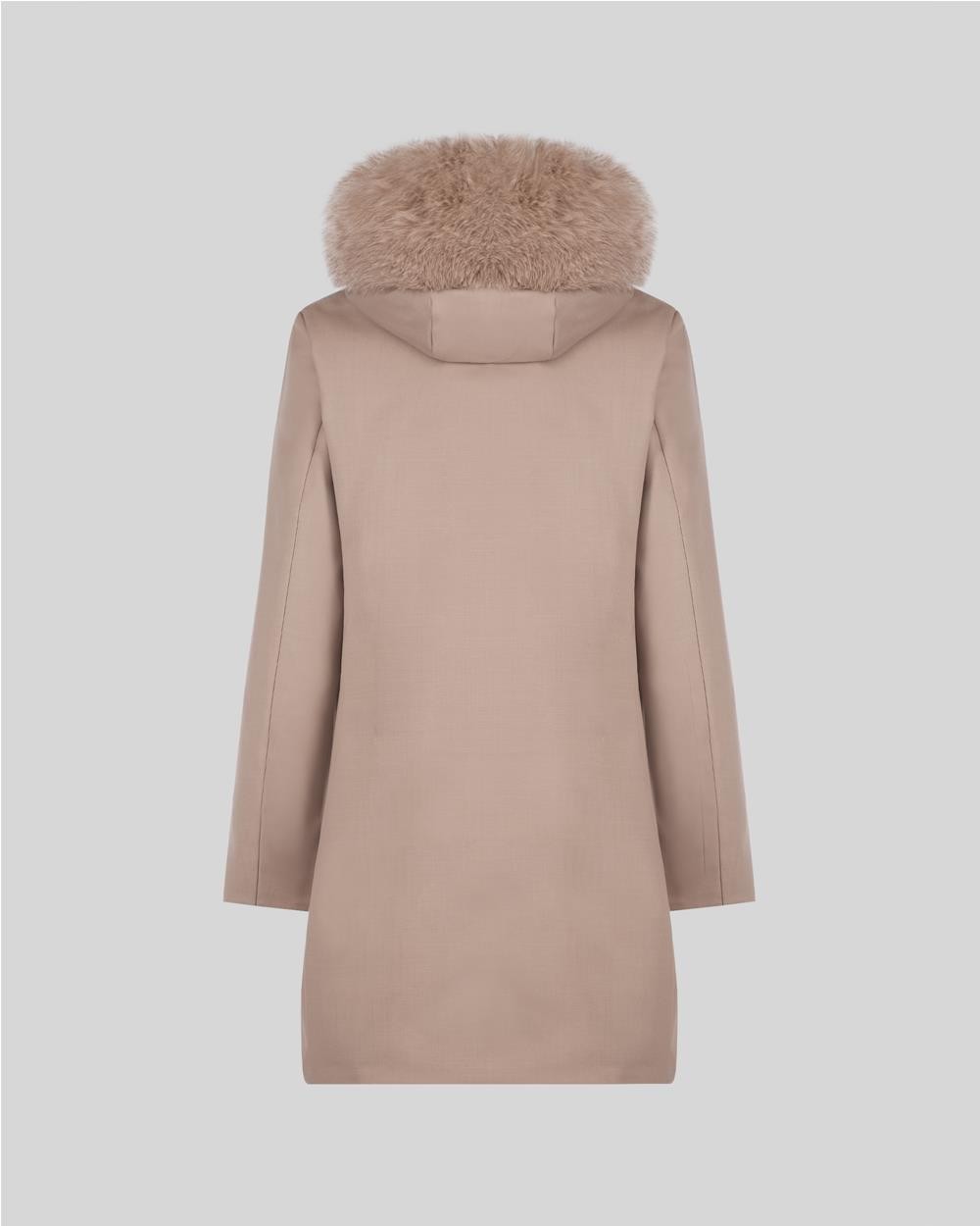 Parka Aemi mujer con capucha pelo...