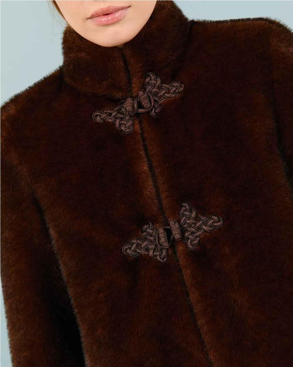 Chaqueta corta Paola mujer BROWN