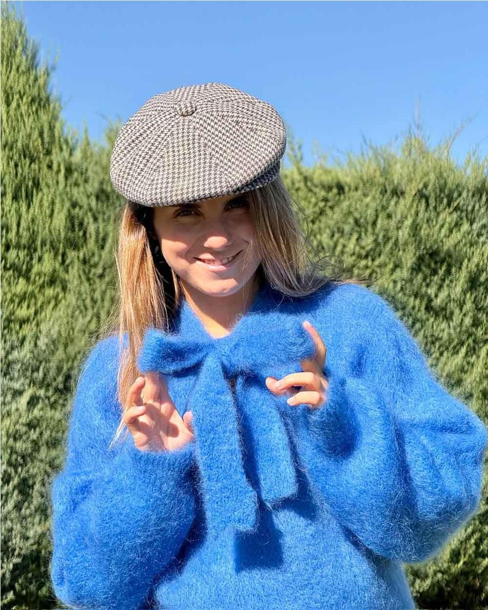 Jersey con lazada de kid mohair mujer...