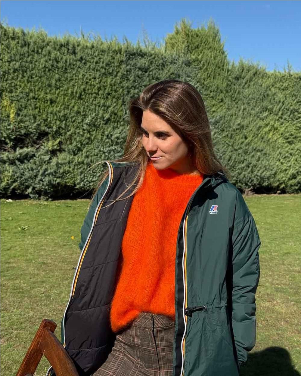 Abrigo largo impermeable Delia mujer...