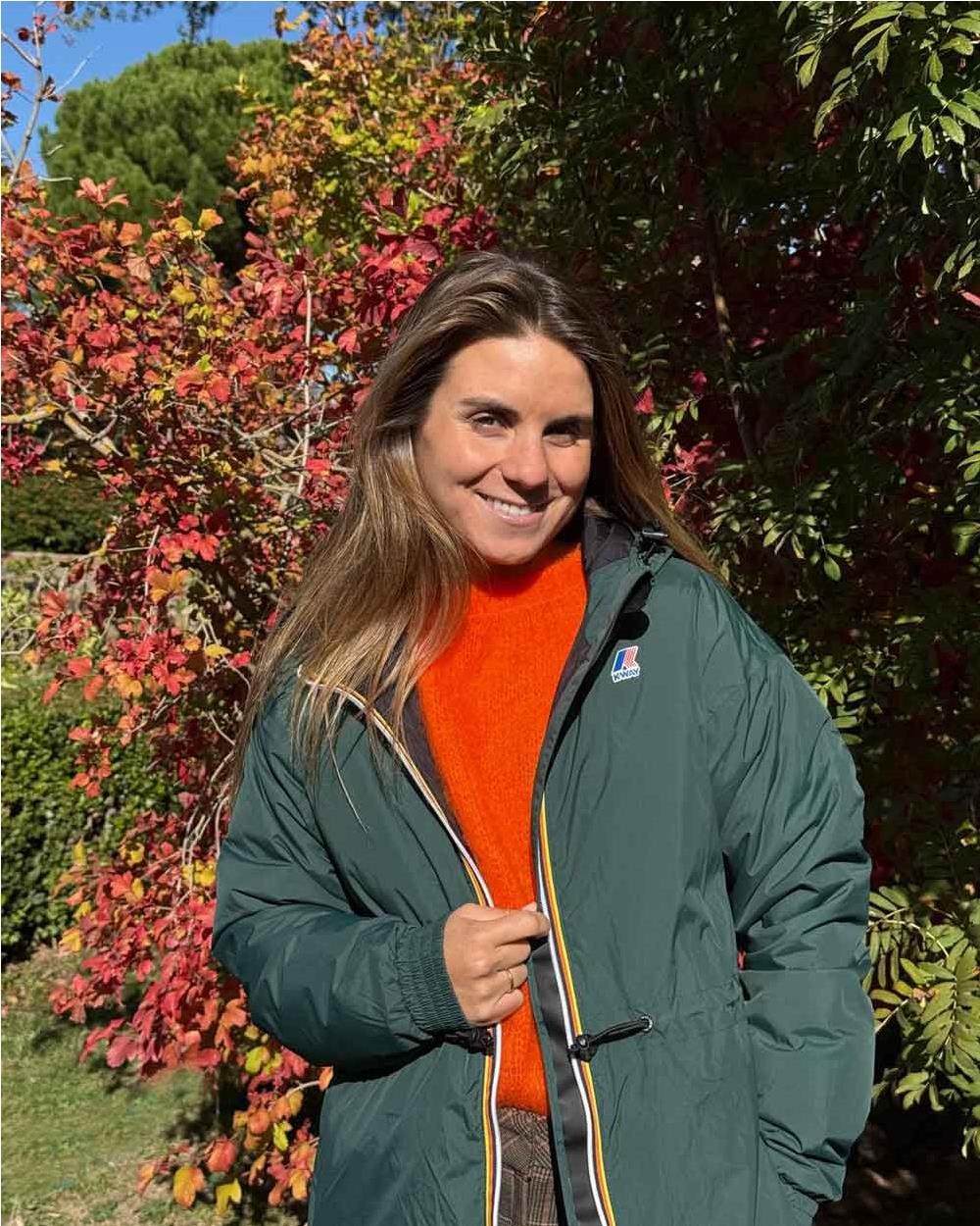Abrigo largo impermeable Delia mujer...