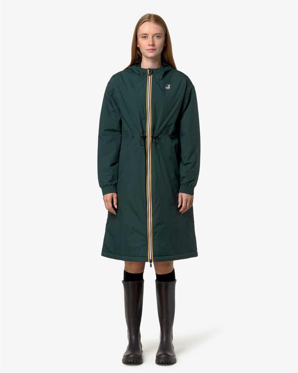 Abrigo largo impermeable Delia mujer...