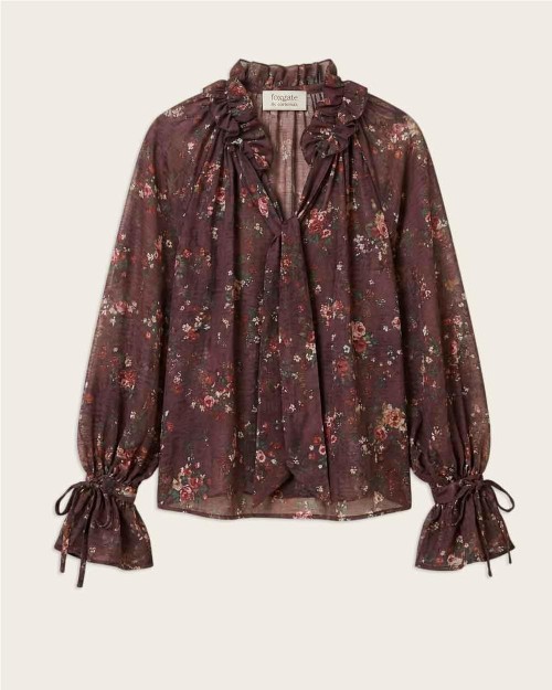 Blusa Dahlia Flower con...