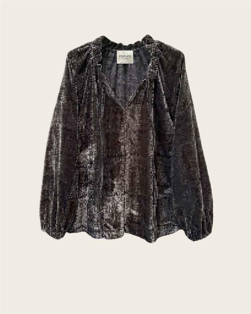 Blusa velvet con lazada VELVET