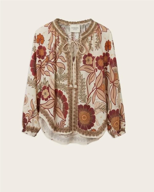 Blusa Solis Flower CRUDO
