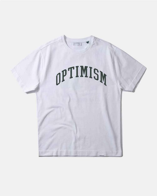 T-shirt optimism plain white 2