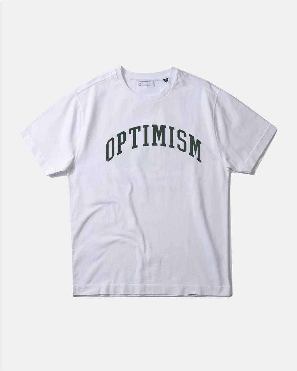 T-shirt optimism plain white