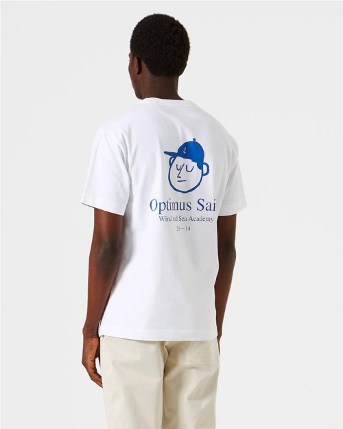 T-shirt Optimus plain white 2