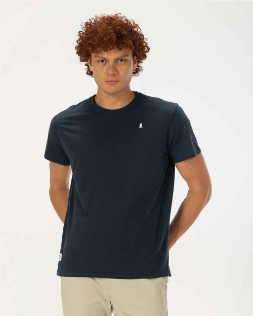 T-shirt basica logo AZUL...