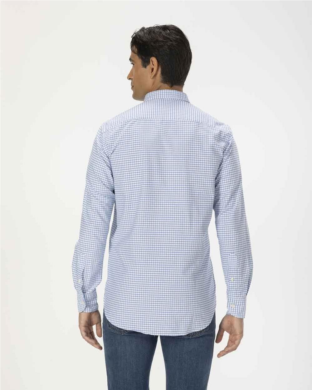 Camisa maxi rapport azul oceano