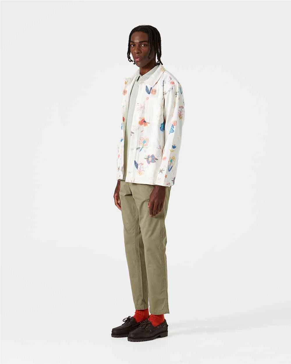 Chaqueta Worker recta hombre BEIG