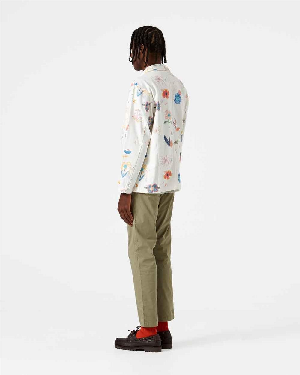 Chaqueta Worker recta hombre BEIG