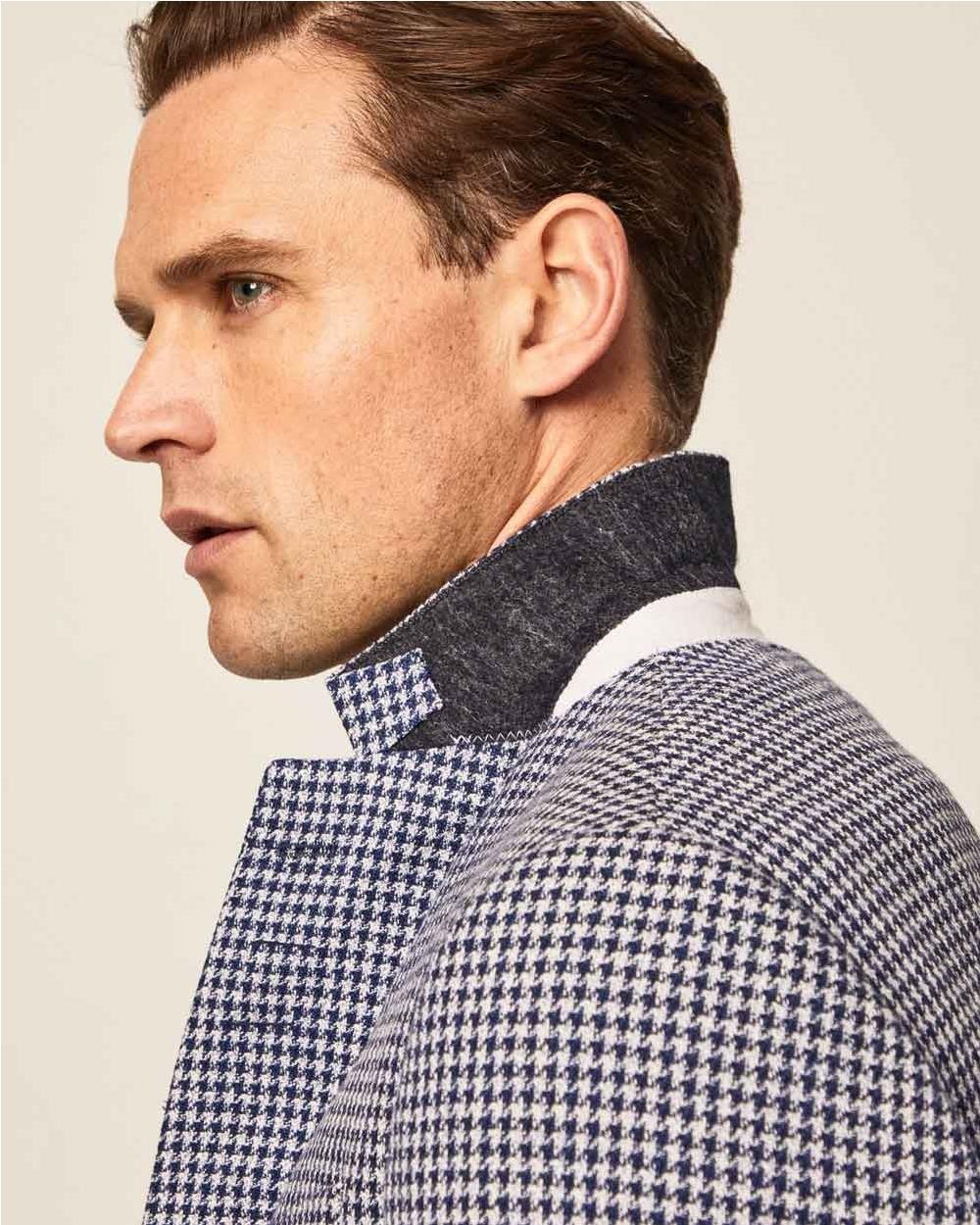 Americana naútica micro pata de gallo... Americana naútica micro pata de gallo...