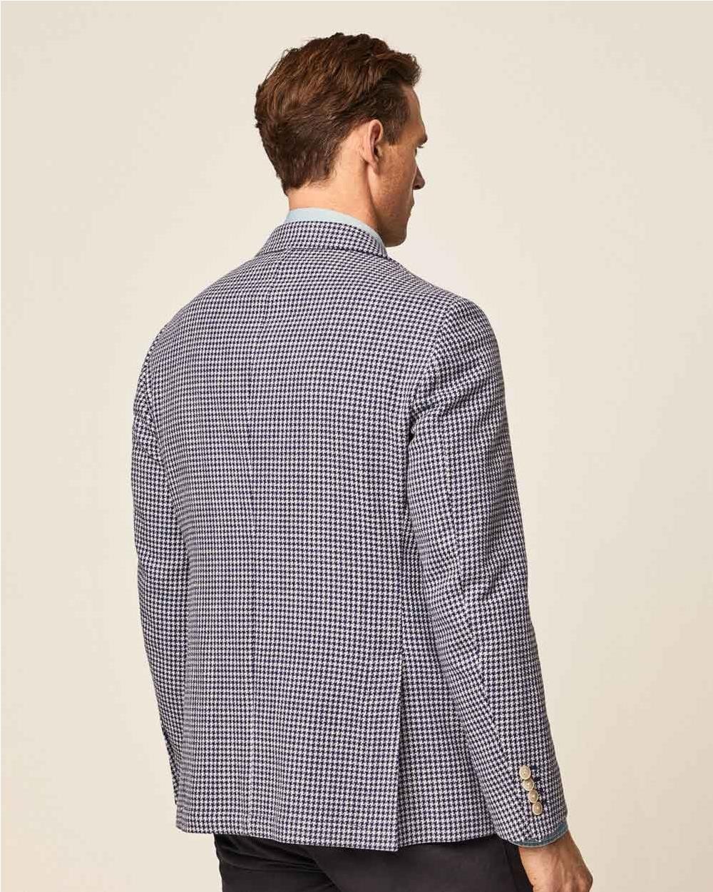 Americana naútica micro pata de gallo... Americana naútica micro pata de gallo...