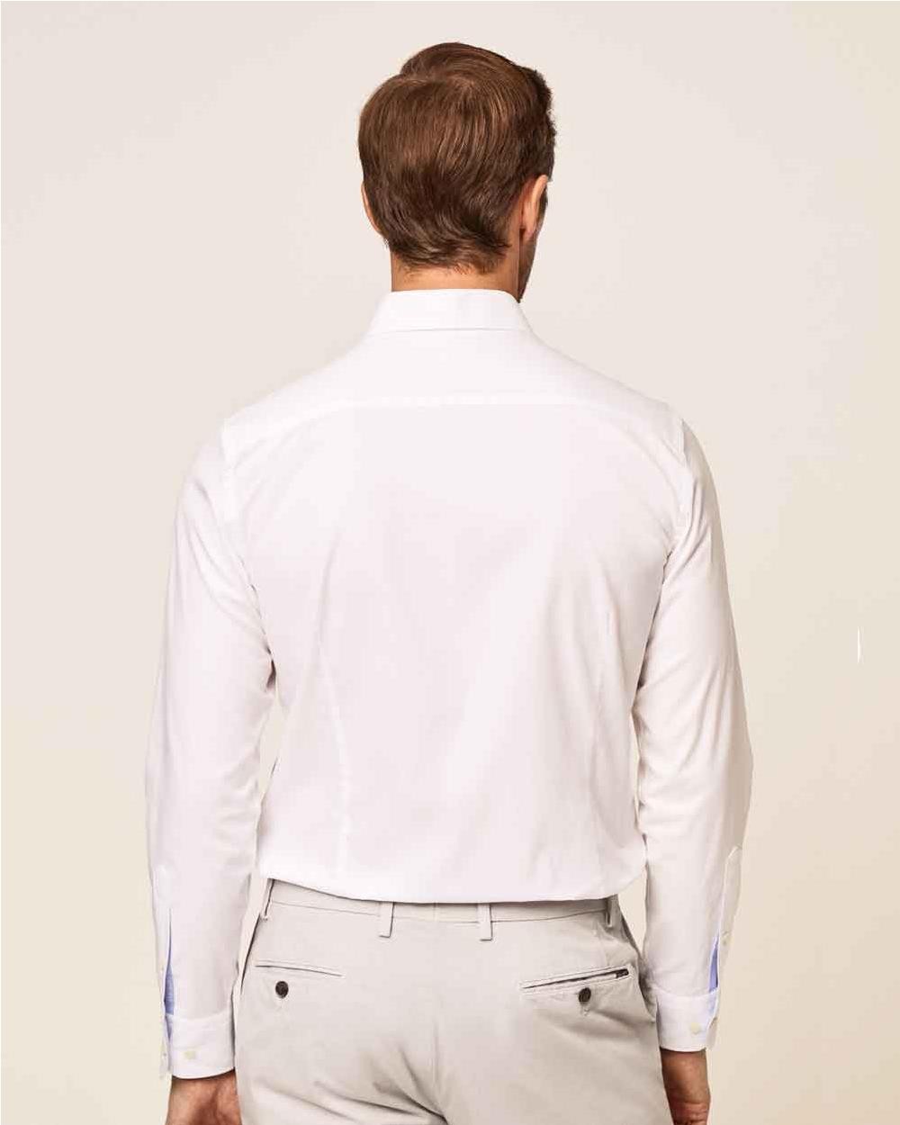 Camisa textured hombre WHITE
