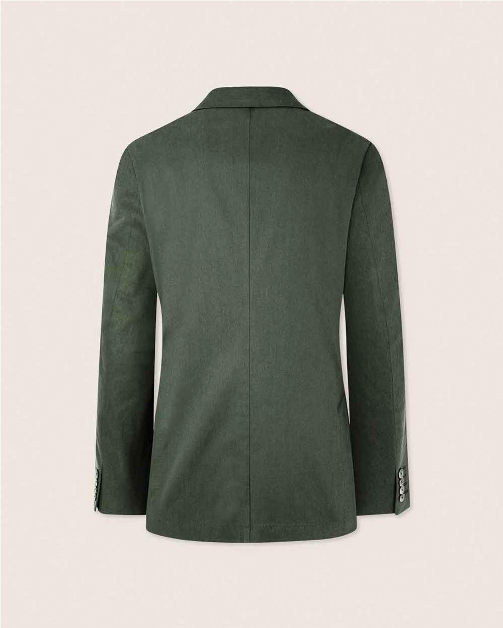 Americana tencel hombre VERDE OSCURO
