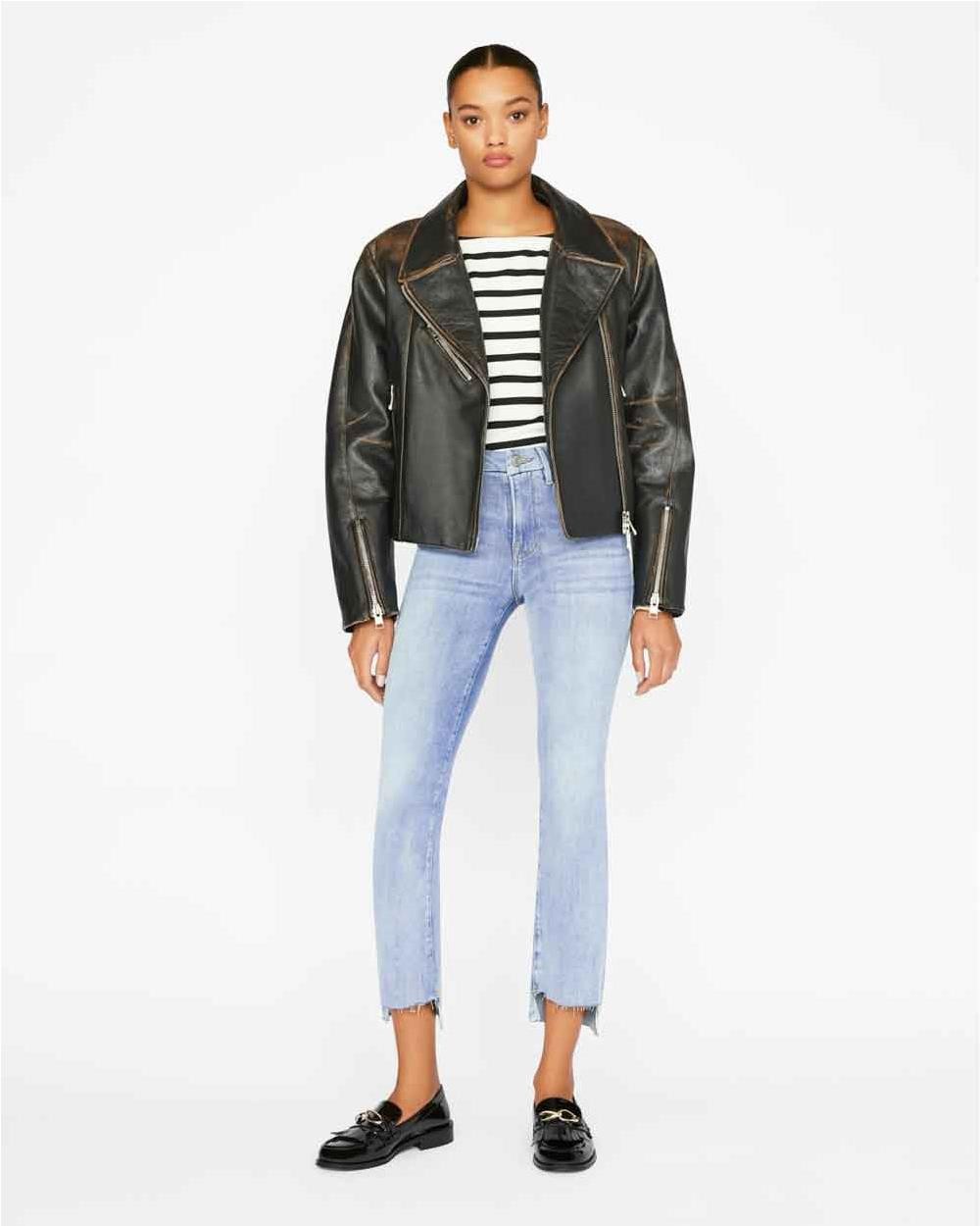 Vaquero Frame Le crop mini boot mujer