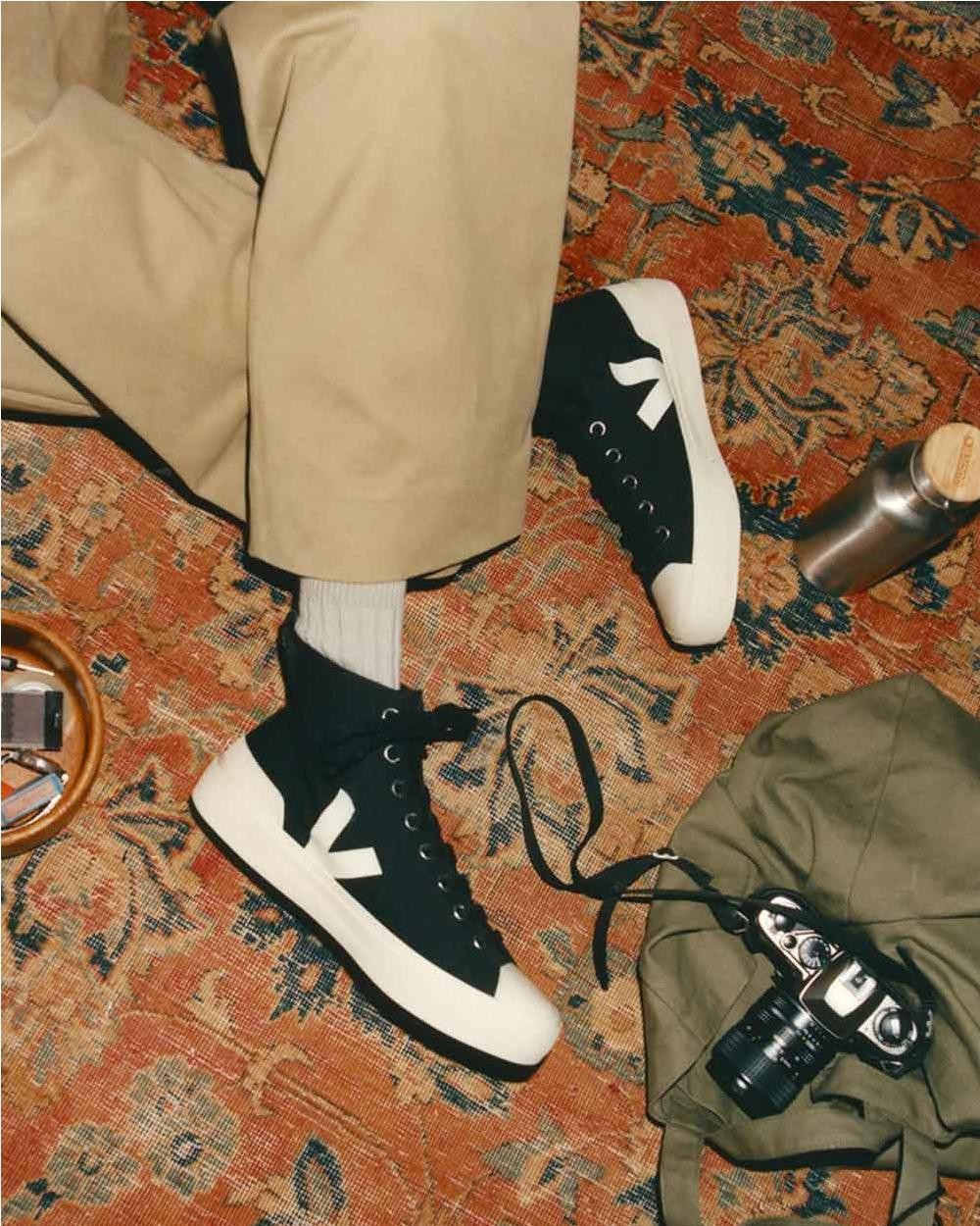 Watta II bota  canvas mujer black...