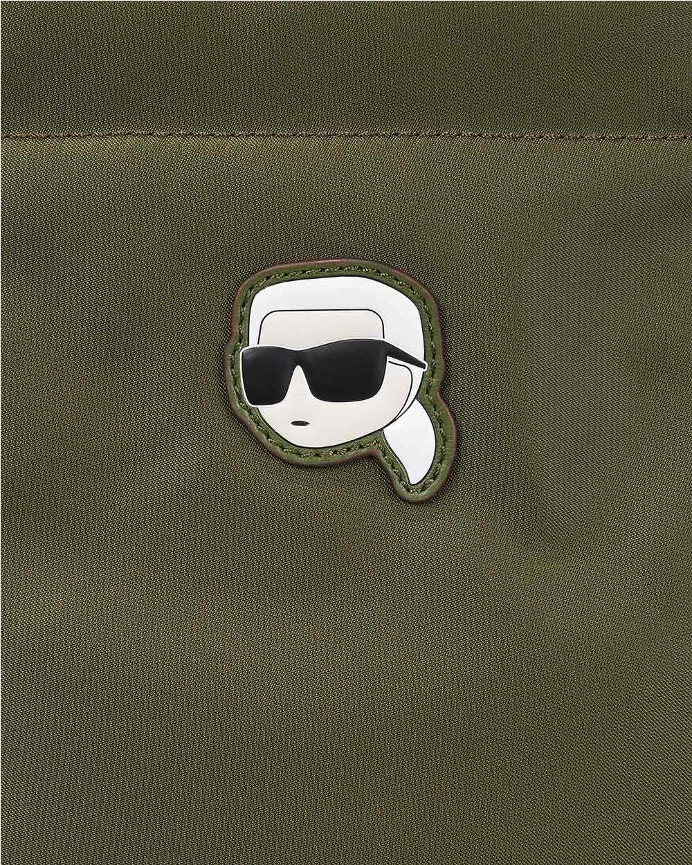 Bolso tote nailon con cremallera