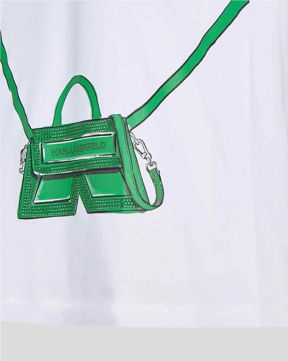 Camiseta Karl ikonik manga corta BLUE