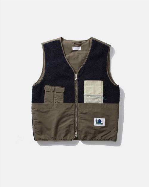 Chaleco shearling hombre