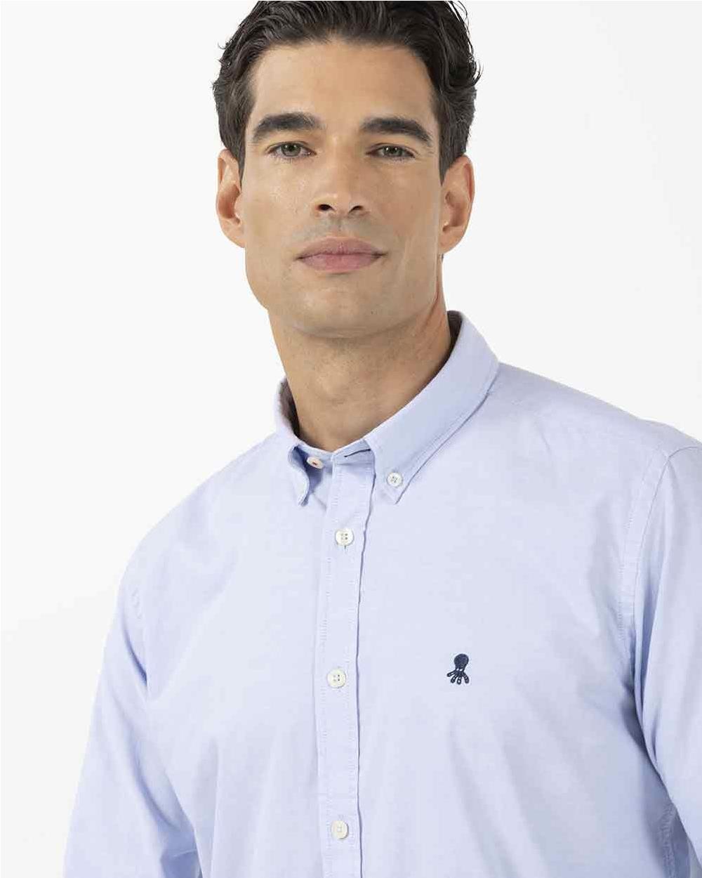 Camisa basic pint hombre azul capri Camisa basic pint hombre azul capri