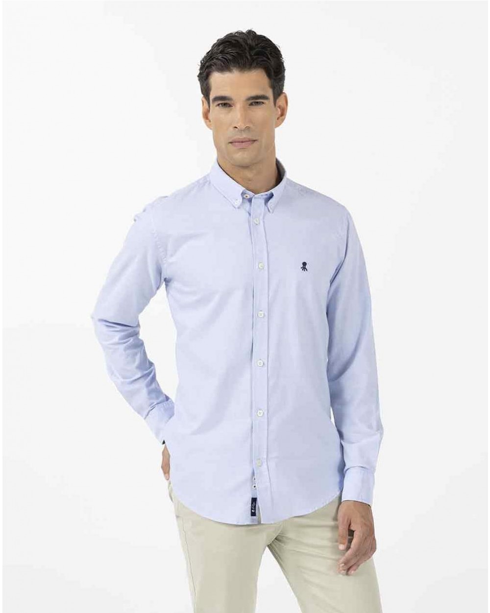 Camisa basic pint hombre azul capri Camisa basic pint hombre azul capri