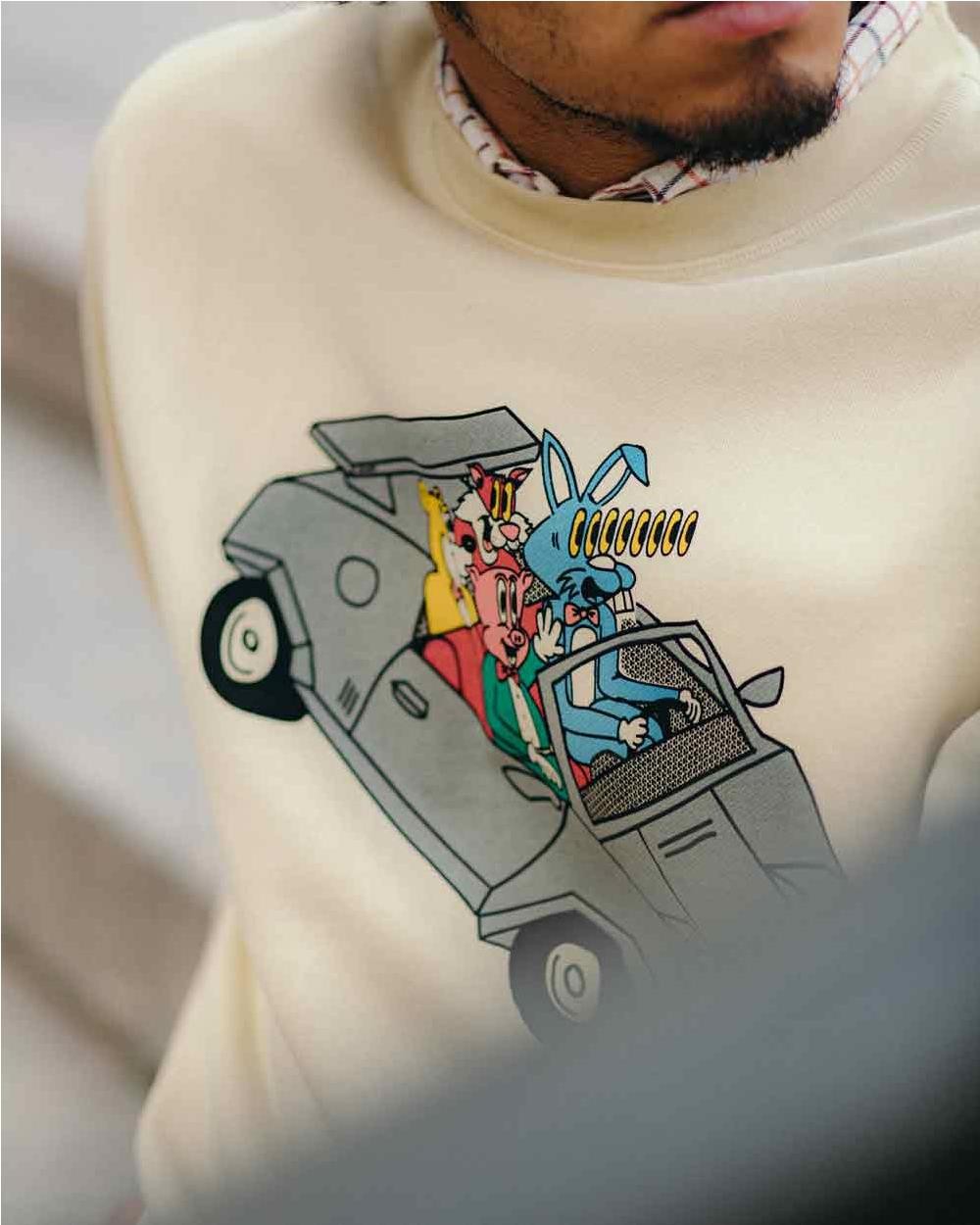 Sudadera Winnie hombre plain beige MULTI Sudadera Winnie hombre plain beige MULTI