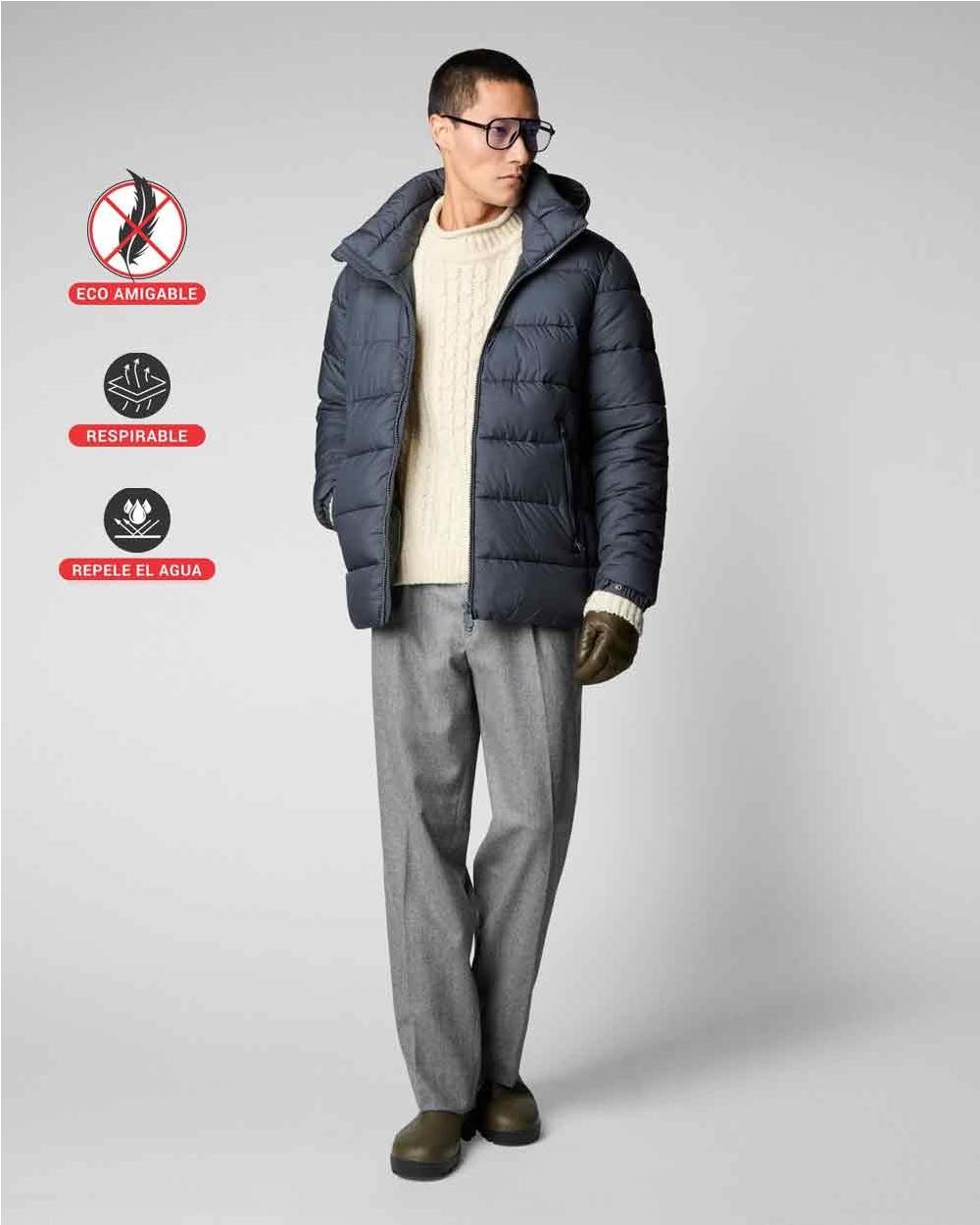 Chaqueta acolchada Boris con capucha...