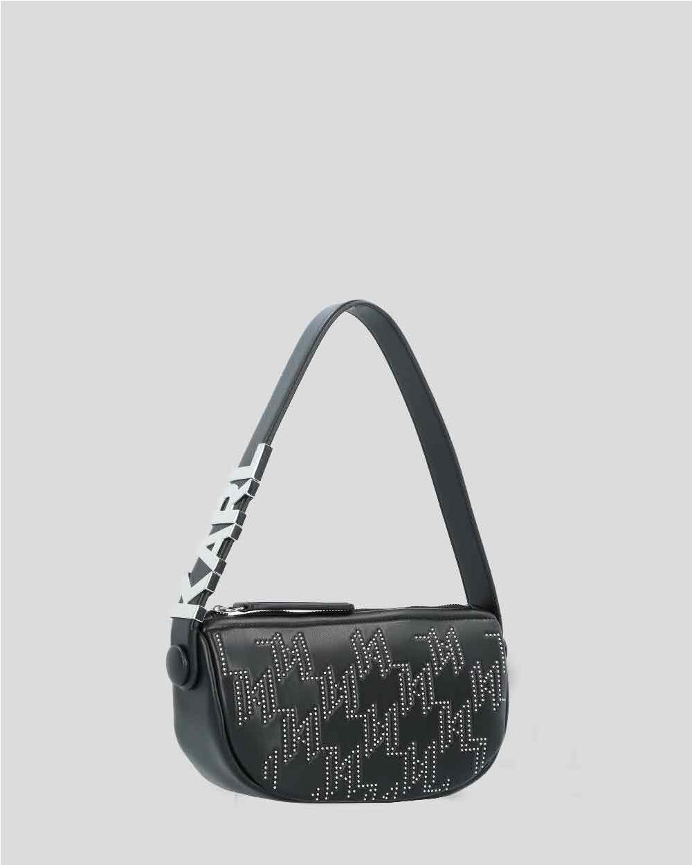 Bolso de hombro logotipo Karl strass...
