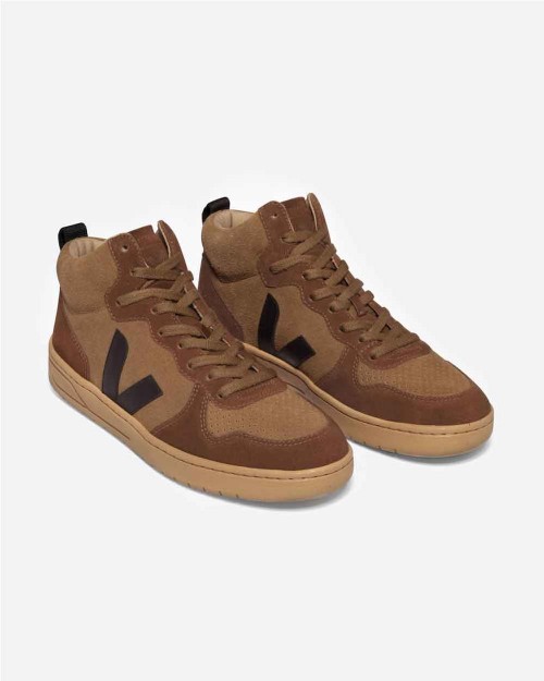 V-15 Suede Bota Brown Black... 2