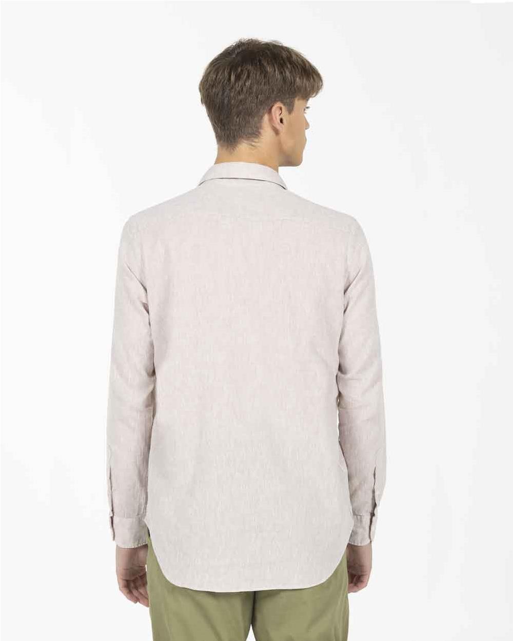 Camisa lino guayabera hombre