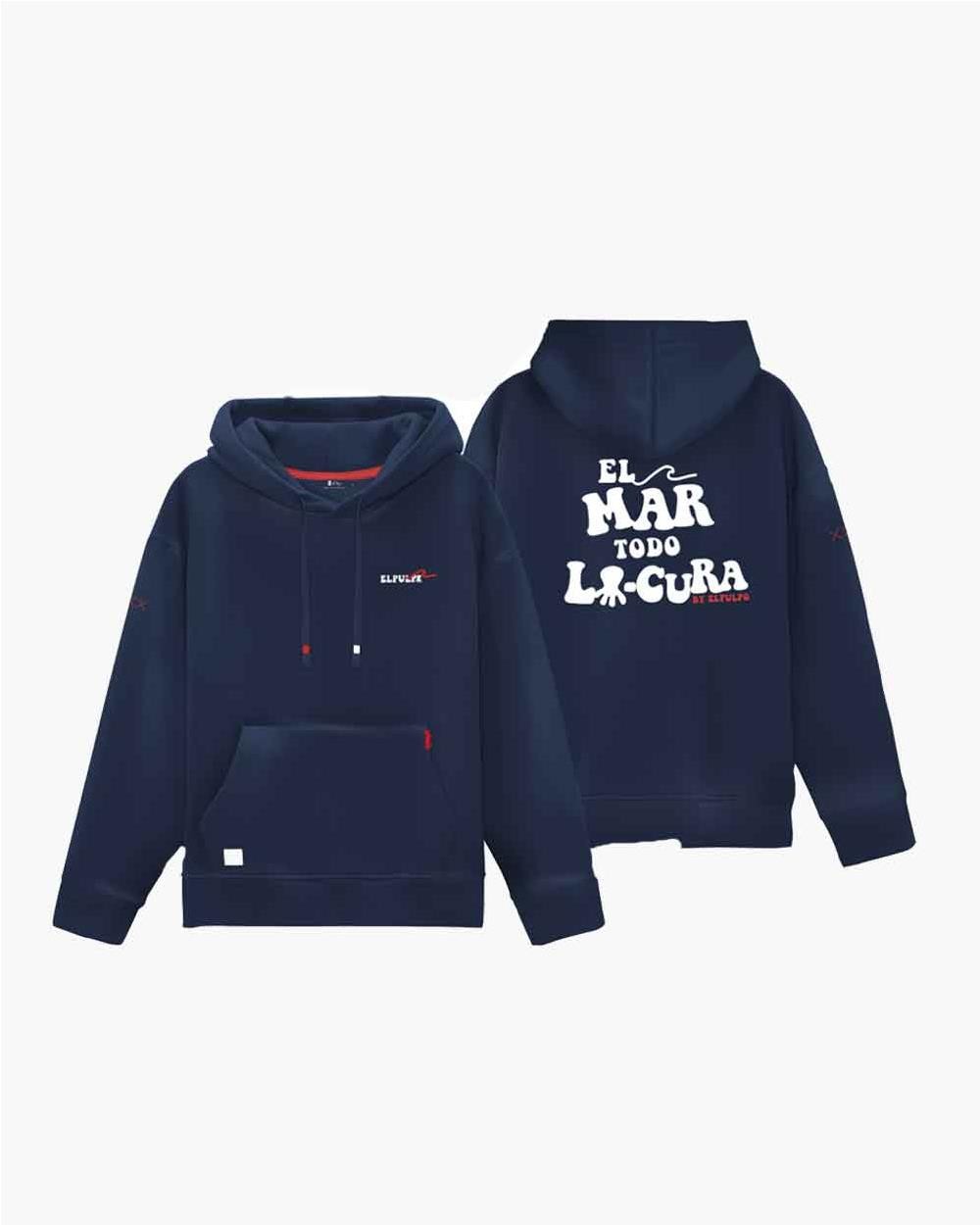 Sudadera con capucha relieve hombre...