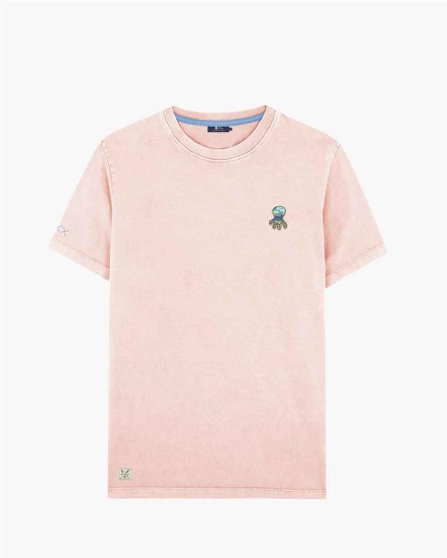Camiseta estampado logo...