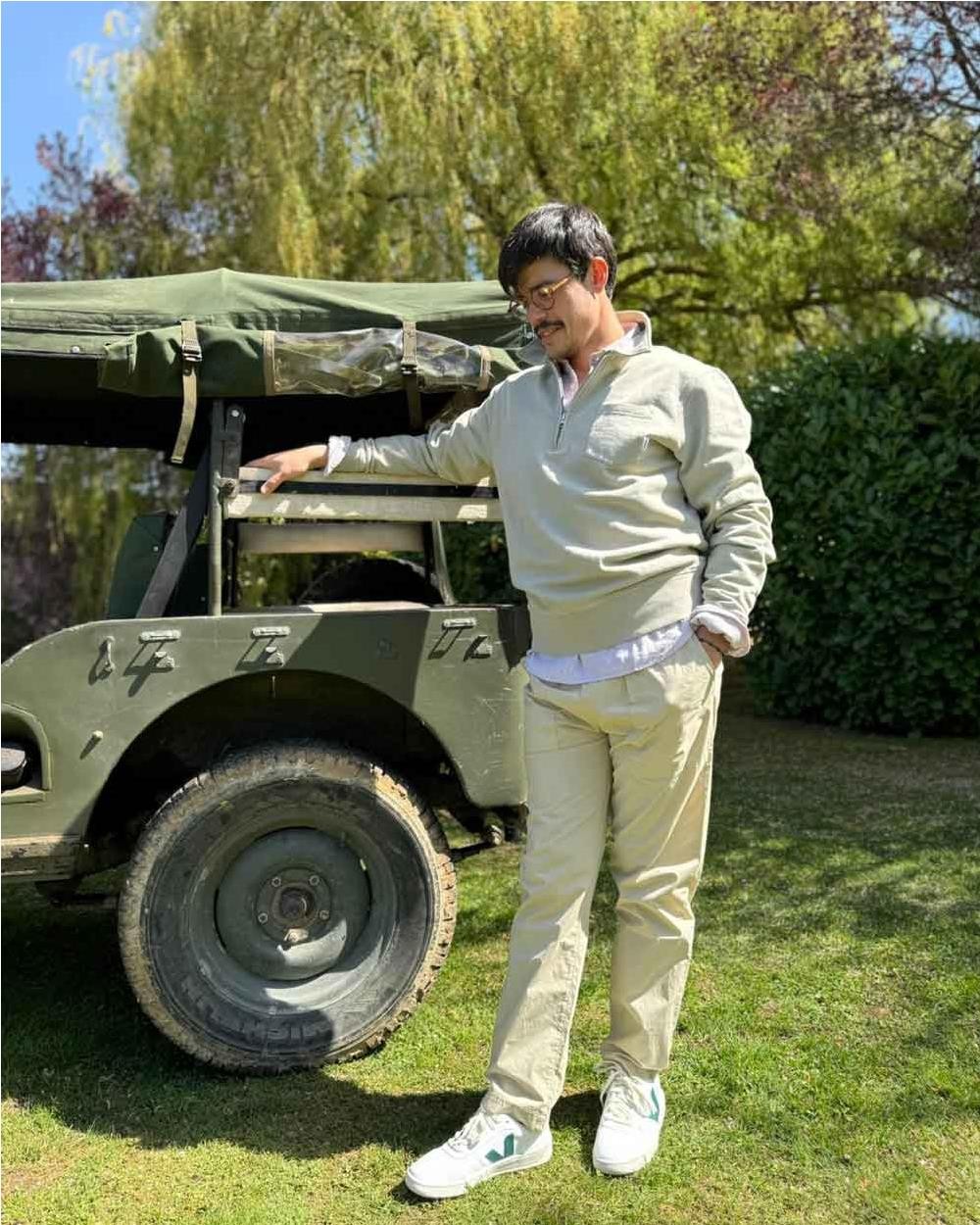 Pantalón light hombre MARRON CLARO