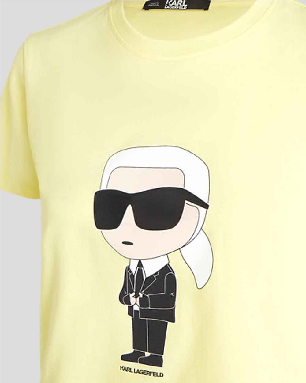 T-shirt Karl Ikonik mujer AMARILLO T-shirt Karl Ikonik mujer AMARILLO