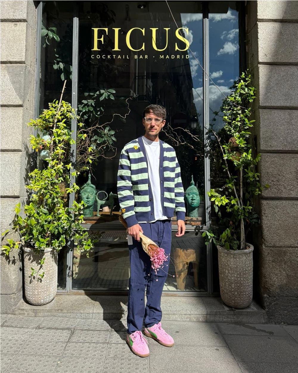 Pantalón Seersucker hombre