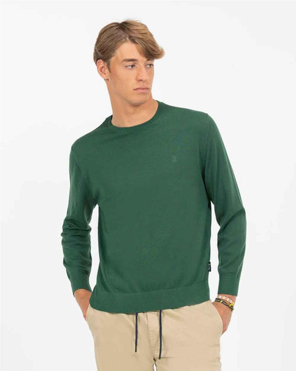 Jersey básico cuello redondo hombre...