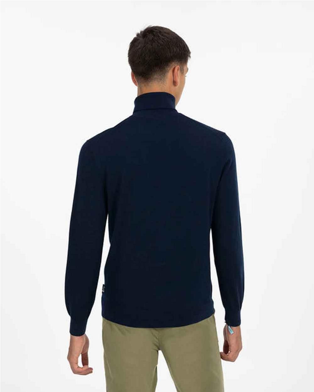 Jersey cuello cisne hombre AZUL MARINO