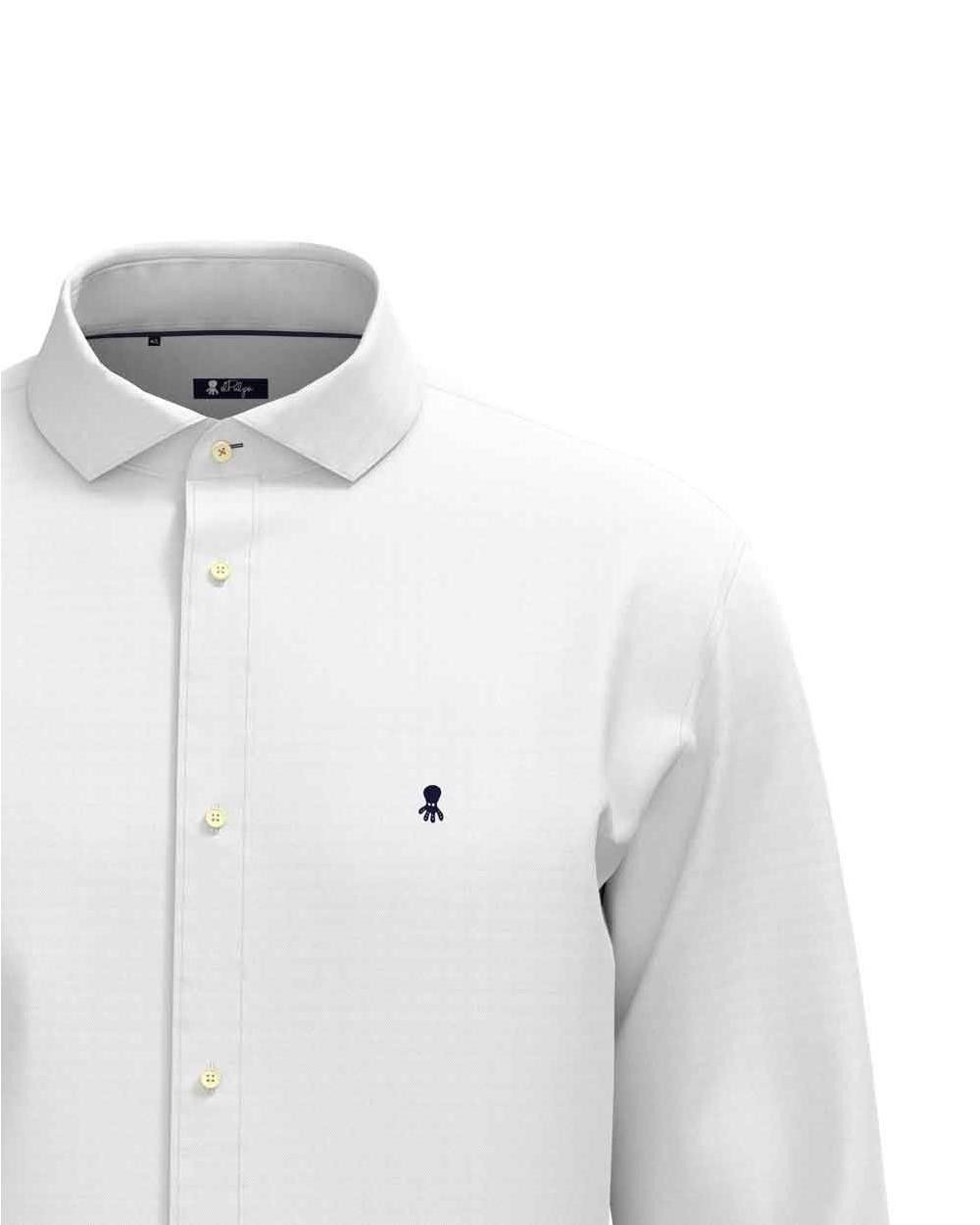 Camisa básica Oxford hombre BLANCO Camisa básica Oxford hombre BLANCO
