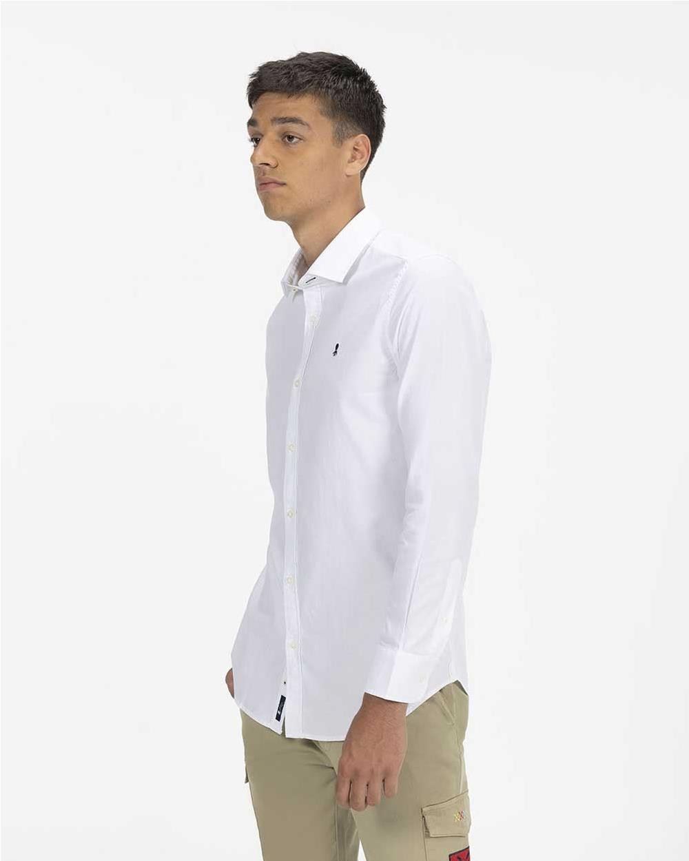 Camisa básica Oxford hombre BLANCO Camisa básica Oxford hombre BLANCO