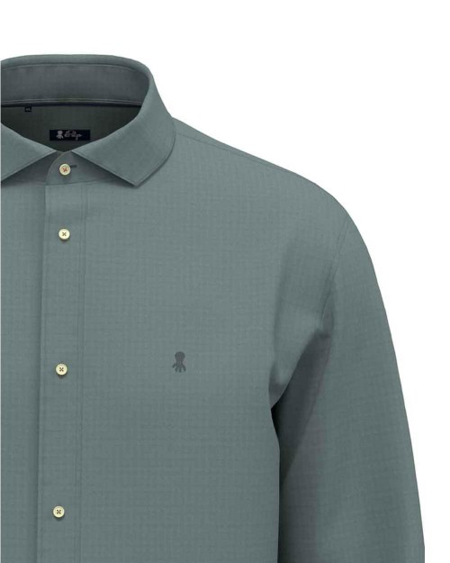 Camisa logo sarga lavada...