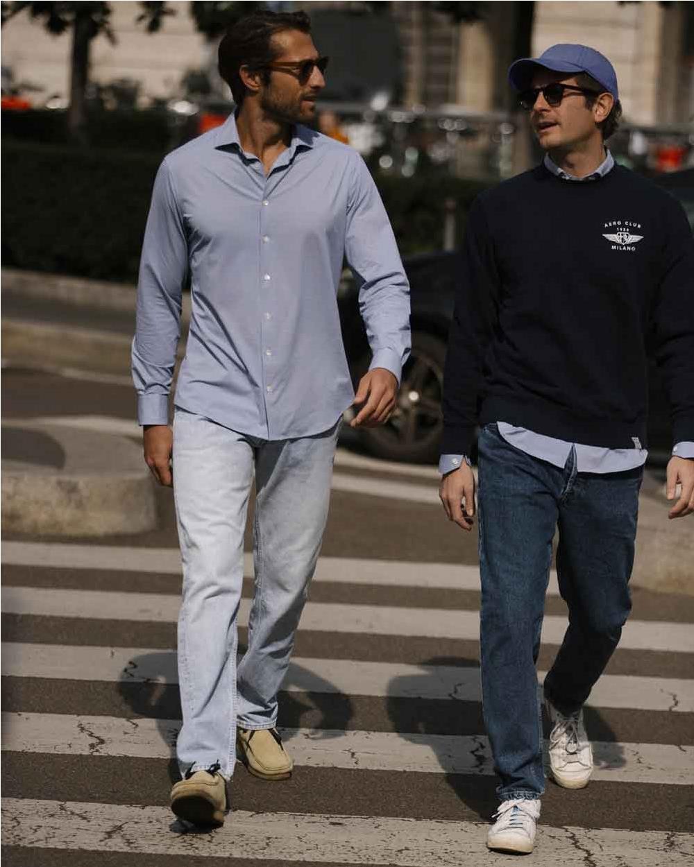 Camisa Rossini fit hombre celeste... Camisa Rossini fit hombre celeste...