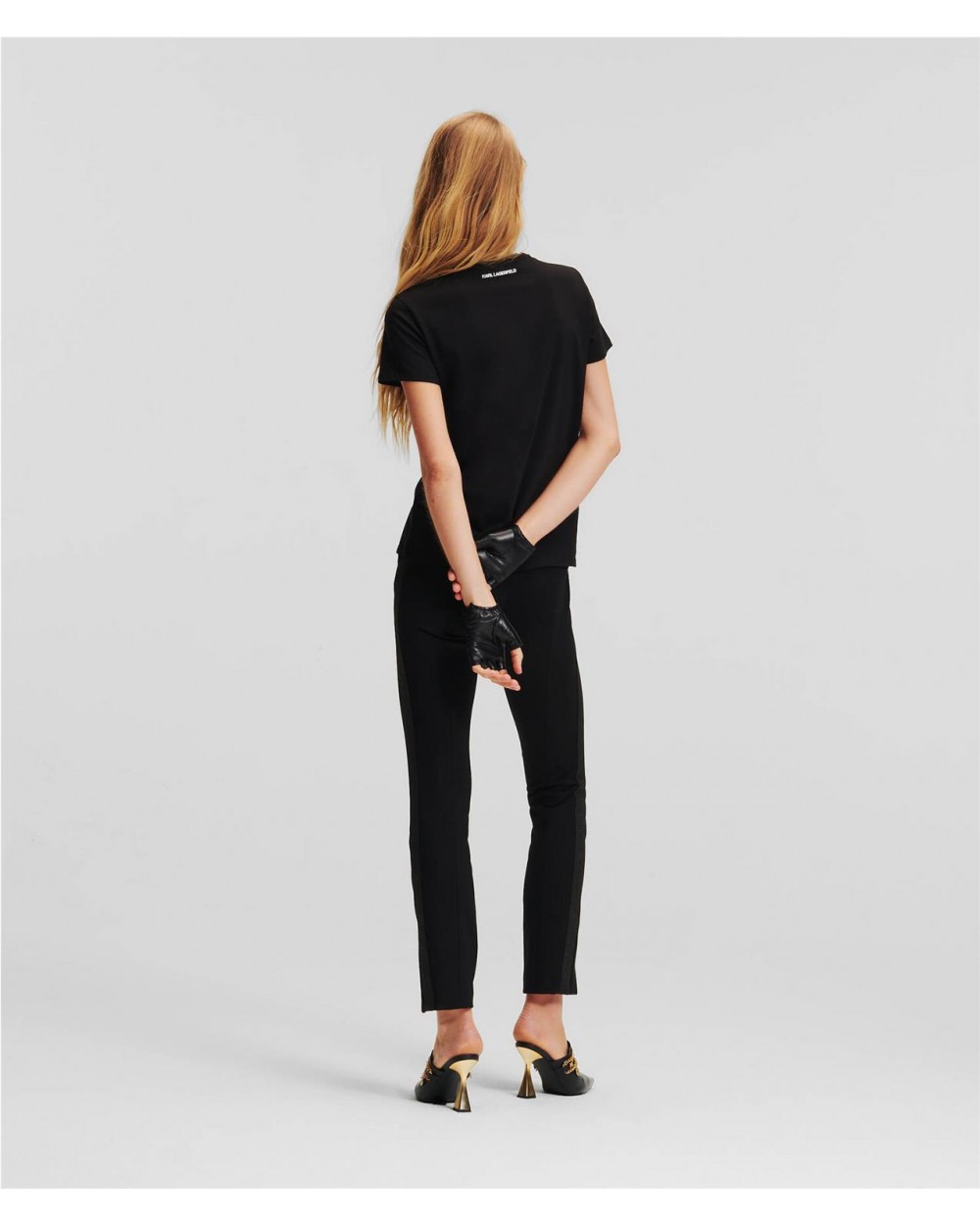 T-shirt Ikonik Choupette mujer NEGRO