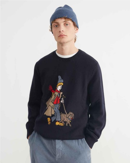 Jersey Walking dog NAVY 2