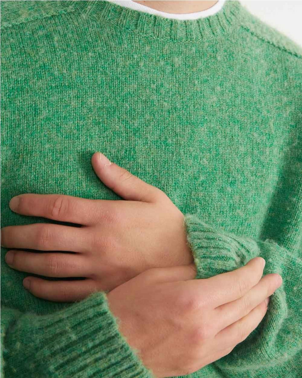 Jersey Shetland SAGE GREEN